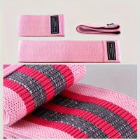 Bandas elásticas de resistencia para Yoga y Pilates, banda flexible para ejercicio, entrenamiento de glúteos y piernas, 3 piezas - details 12