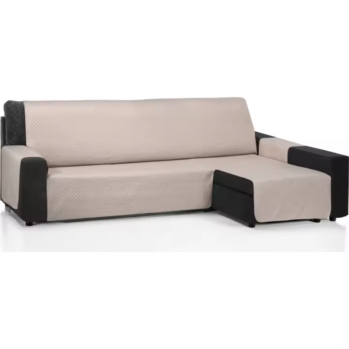 ECOMMERC3  Funda para Sofá Chaise Long 200 cm, 240cm y 280cm Validó para Chaise Long Brazo Derecho y Izquierdo - Funda Sofá Chaise Long Ajustable - 1