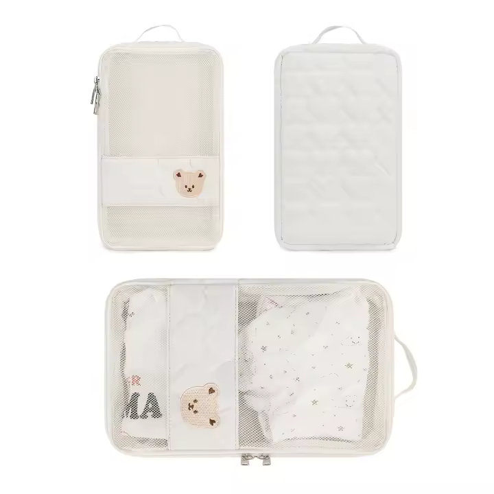 Bolso De Pañal Para Viaje Impermeable Portátil Para Ropa De Bebe Y Artículos Personales De La Mae Bolsa De Viaje Adecuada Para Mamá - 1