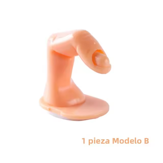 Herramienta De Práctica Para Uñas Postizas Falsas Herramienta De Manicura DIY Flexible Plástico Uso Doméstico Y Comercial - 1