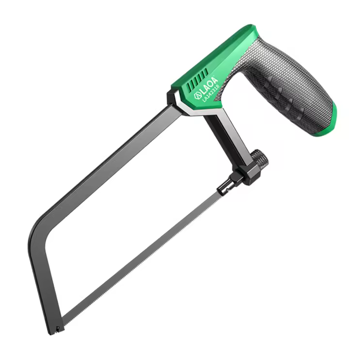 LAOA Mini Hacksaw Stand Multifuncional Pequeño Para Carpintería Y Metal Cortador De Madera PVC Herramienta De Mano Con Dientes Medianos Peso 200g - 1