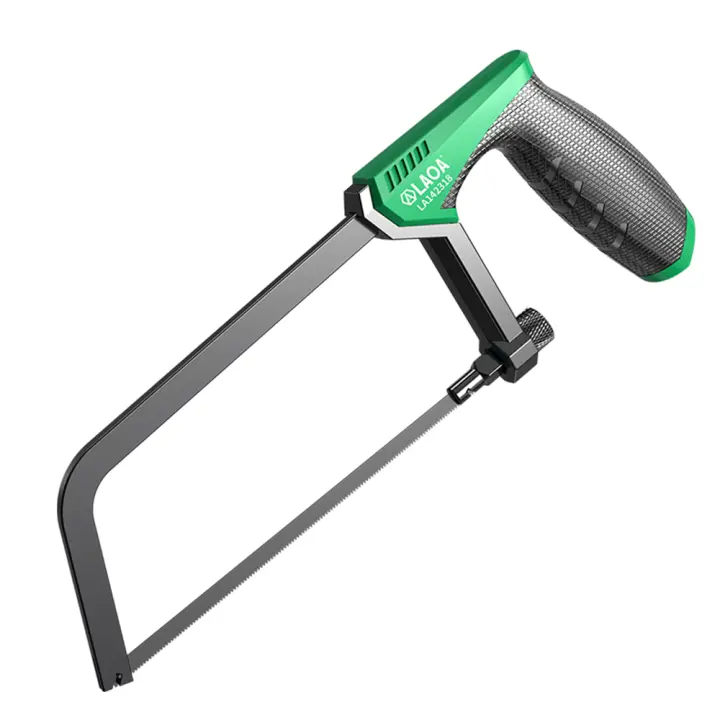 LAOA Mini Hacksaw Stand Multifuncional Pequeño Para Carpintería Y Metal Cortador De Madera PVC Herramienta De Mano Con Dientes Medianos Peso 200g - 1