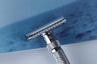 Ajustable Yaqi El Corte Final Cepillo De Acero Inoxidable Para Hombres Afeitadora De Seguridad En Color Cromo - details 2