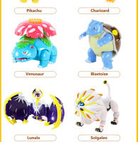 Figura De Anime Pokémon Pikachu Y Poké Ball Dual Morfología Muñeco De Snorlax Modelo De Pelota Para Niños Juguetes De Coleccionista - details 4