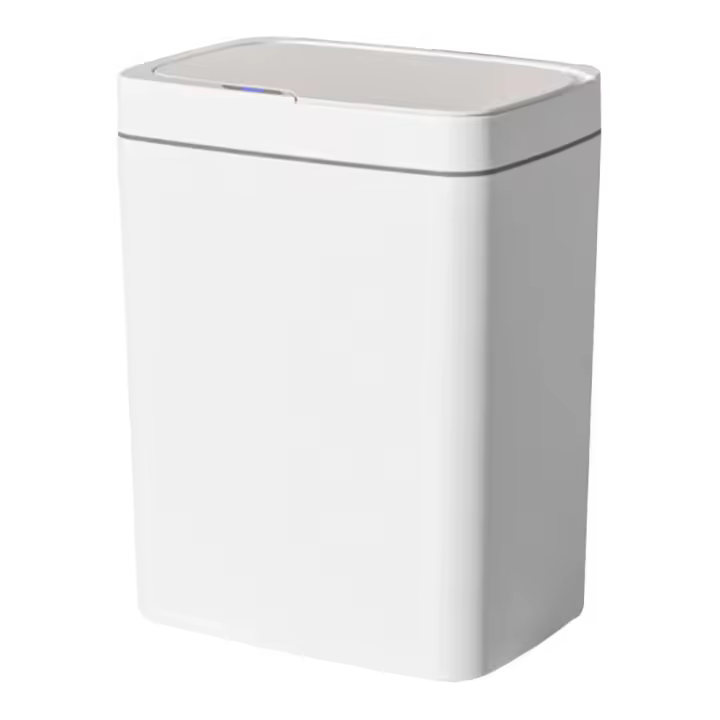 Bandeja De Basura Inteligente 15/18L Con Sensor Automático Recipiente De Residuos Eléctrico Impermeable Para Cocina Baño Ecológico Rectangular - 1
