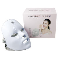 Máscara Facial LED De 7 Colores Terapia Fotodinámica Hidratación Rejuvenecimiento Anti Acné Eliminación De Arrugas Reducción De Poros Uso En Salón Y Hogar - details 15