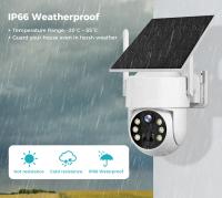 Cámara de seguridad inalámbrica solar Hiseeu, resolución de 4MP, detección de movimiento PIR, visión nocturna en color, audio bidireccional, WiFi de 2.4GHz, giro de 355° y inclinación de 90°, resistente al agua IP66 - details 6