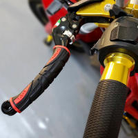 Cubierta De Manillar Para Motocicleta 2Pcs Duradera Antideslizante Protección De Freno De Goma Para Motocicleta Y Bicicleta - details 2