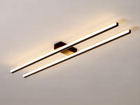 Lámpara De Techo LED Moderna Para Pasillo Dormitorio Industrial Decorativa Fuente De Aluminio Y Vidrio Para Iluminación Diaria En Cocina Comedor Estudio Baño - details 8