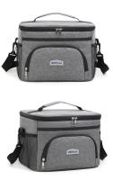 Nueva bolsa de picnic portátil para coche, bolsa de hielo fresco PEVA prensada en caliente, bolsa aislante de un solo hombro a prueba de fugas - details 6