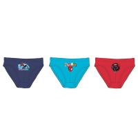 Spiderman Pack 3 Slips Niño - 100% Algodón - Tallas 2/3, 4/5, 6/8 - Colores Marino, Rojo, Azul - details 6