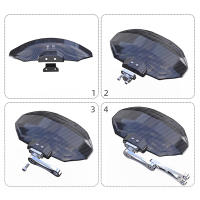 Fender De Motocicleta En Fibra De Carbono Texturizado Para Vehículos Eléctricos Universal Diseño De Protección Para Bicicletas - details 9