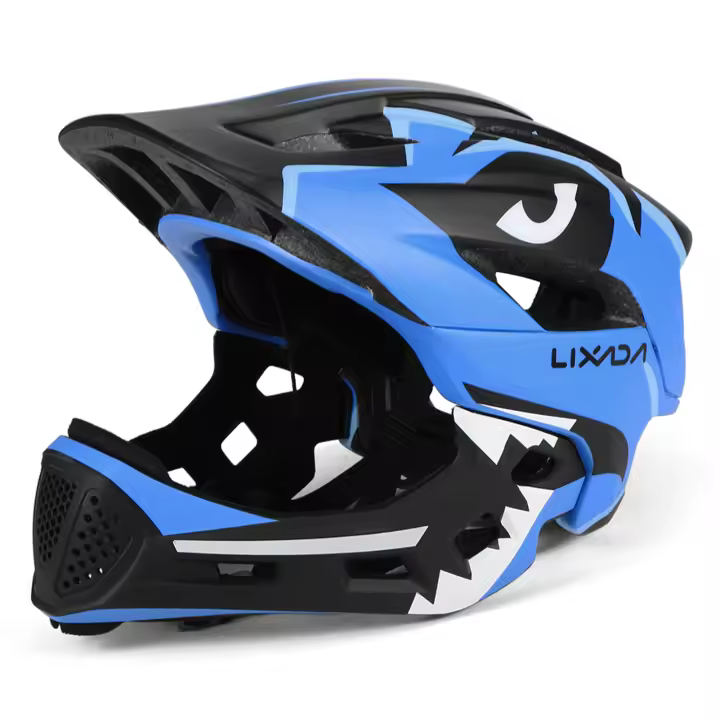 Casco De Bicicleta Para Niños Con Cara Completa Desmontable Deportivo Para Ciclismo MTB Motocicleta Patinaje En Rodillos Peso Approx 360g - 1