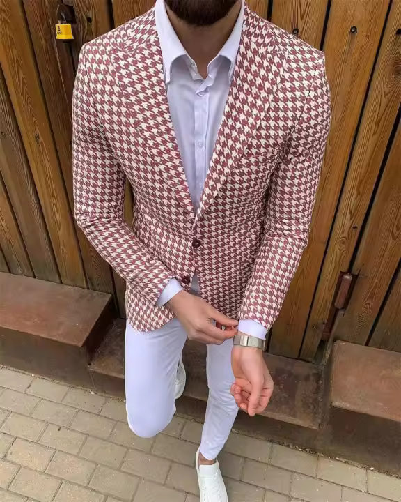 Chaleco De Hombre 2024 De Alta Calidad Con Padrillos Estilo Casual Traje De Negocio Joven Cierre Simple Talla Regular - 1