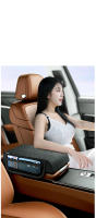 Almohadilla De Consola De Coche Con Almacenamiento Cubierta De Tela De Seda Almohadilla De Apoyo Para Mano De Memoria Espuma Auto Accesorios Interiores - details 1