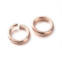 Anillos Abiertos De Latón Plateado Eco-amigable 50pcs Longitud Duradera 21 Ga 4x0.7mm Diámetro Interno: 2.4mm Para Joyería - details 1