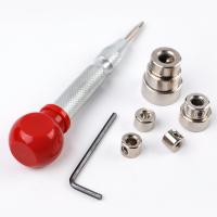 Kit De Punzón Automático Con Anillo De Parada Para Hierro Carbono Herramientas De Carpintería Para Perforación De Madera Con Profundidad Variable De 3/4/5/6/8/10/12/16 - details 8