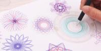 Kit De Dibujo Spirograph Para Niños 10-33 Piezas Diseños Artesanales Con Papel De Borrado Arco Iris Juguete De Dibujo Unisex - details 7