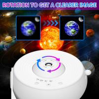 Proyector De Planetario Luz Nocturna Galaxia Rotación 360° Lámpara Estelar Para Decoración De Habitaciones Proyección De Cielo Estelar - details 16