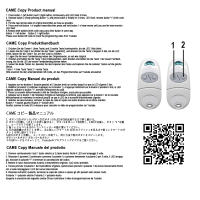 Duplicador De Control Remoto Para Puerta De Garage CAME TOP 432EE 432EV 432NA 434EE 434EV 434NA Clon 433.92MHz Código Fijo - details 1
