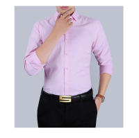 Camisa De Encaje De Algodón Y Poliéster Para Hombre Talla 9XL 48 Longitud De Manga Completa Estilo Slim Fit Casual Social Negocios Formales Color Sólido - details 7