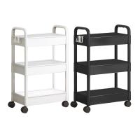 Carro De Almacenamiento Multicapa Para El Hogar Con Ruedas Para Cocina Dormitorio Y Baño Estante De Piso a Piso Organizador Móvil De Plástico - details 2