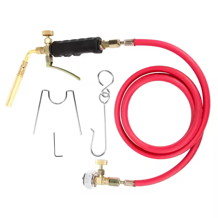 Antorcha de manguera de soldadura fuerte Antorcha de soldadura de propano MAPP con manguera de 1,6 M - 1