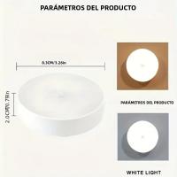 2pcs Luz De Noche Magnética Step Luz Recargable Por USB Con Sensor De Movimiento Inteligente 120° Amplio Rango De Sensación Cable De Carga Incluido - details 3