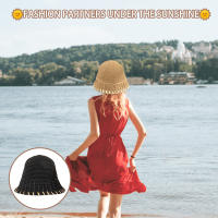 Sombrero de Paja de Verano para Mujer con Protección UV, Ajustable y Plegable, Ideal para Playa y Viajes – Disponible en Negro, Verde, Beige, Gris, Rojo y Khaki - details 2