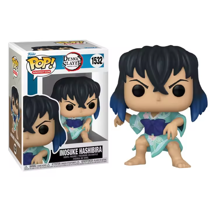 FUNKO POP! DEMON SLAYER – INOSUKE HASHIBIRA EN KIMONO, 75572, Nº 1532, TIENDA CON LICENCIA OFICIAL - 1