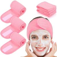 Headband Ajustable Para Mujer Spa Ancho Para Pelo Yoga Baño Ducha Accesorios De Cabello Suaves Para Maquillaje Cuidado Facial - details 1