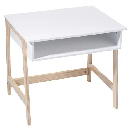 Escritorio Infantil madera blanca Mont-Blancc - 1