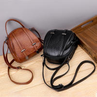 Bolso De Hombro Pequeño Para Mujer En Cuero PU Suave Vintage Moda Cruzado Bolso De Mano Para Teléfono Móvil Con Cierre De Cremallera - details 7