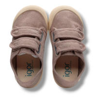 Igor Zapatilla Lona Sneakers S10333-390 CACAO Zapatillas calzado niños Summer Respetuoso ROYALE CORDONETS - details 5