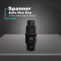 Herramienta De Remoción De Eje Del Neumático De Motocicleta 17mm 19mm 22mm 24mm Juego De Sockets Allen Hexagonales Para Motocicleta - details 10
