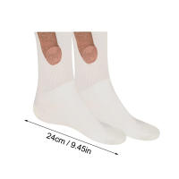 1 Par De Calcetines Casuales Divertidos Para Hombres Y Mujeres Calcetines De Algodón Con Patrón Original Regalo De Navidad Hip-Hop Calcetines De Moda - details 7