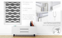 BLINDECOR  Estor Sin Herramientas Noche y Día Modelo Indus – Estor Enrollable sin Taladrar – Estor Ventana Easy Fix – Estor Enrollable Noche y Día para Ventana - details 1