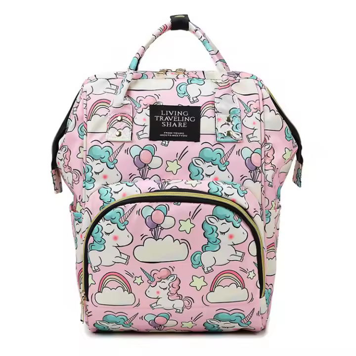 Mochipa para pañales de moda, Bolso de gran capacidad para Mamá, Bolsas multimoción para pantalones de viaje al Aire Libre impermeables para el bebé, Cambio de pañales de gran capacidad, bolsas de pañal, mochipa de viaje - 1