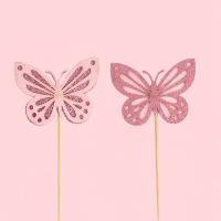Topper De Pasteles De Mariposa Con Lentejuelas Para Cumpleaños De Princesa Decoración De Fiesta De Boda Para Niñas - details 19