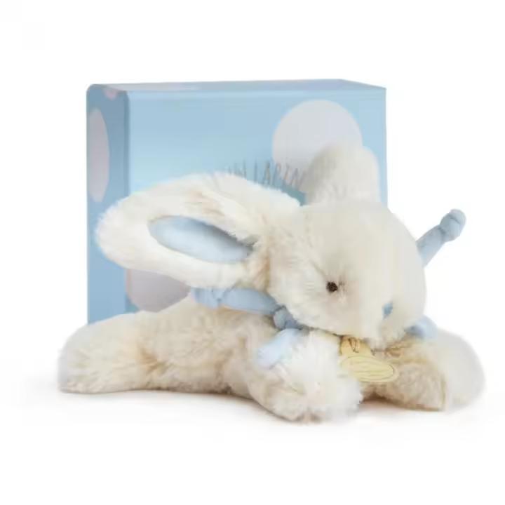 Dulce conejito azul 16 cm DouDou et Compagnie - 1