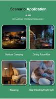 Lámpara De Escritorio LED Moderna Con Carga USB Luz Nocturna Decorativa Para Oficina Y Habitación Toque Simple Y Fácil - details 2