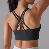 Sujetador Deportivo Para Mujer Alta Soporte Impacto Yoga Running Quick Dry Top Deporte Gimnasio Padded Bralette Sexy - details 22