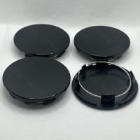 Juego De 4 Cubiertas De Eje Para Ruedas De Coche 70mm Negro Y Plateado ABS Protección Contra Polvo Accesorios De Modificación De Coche - details 1