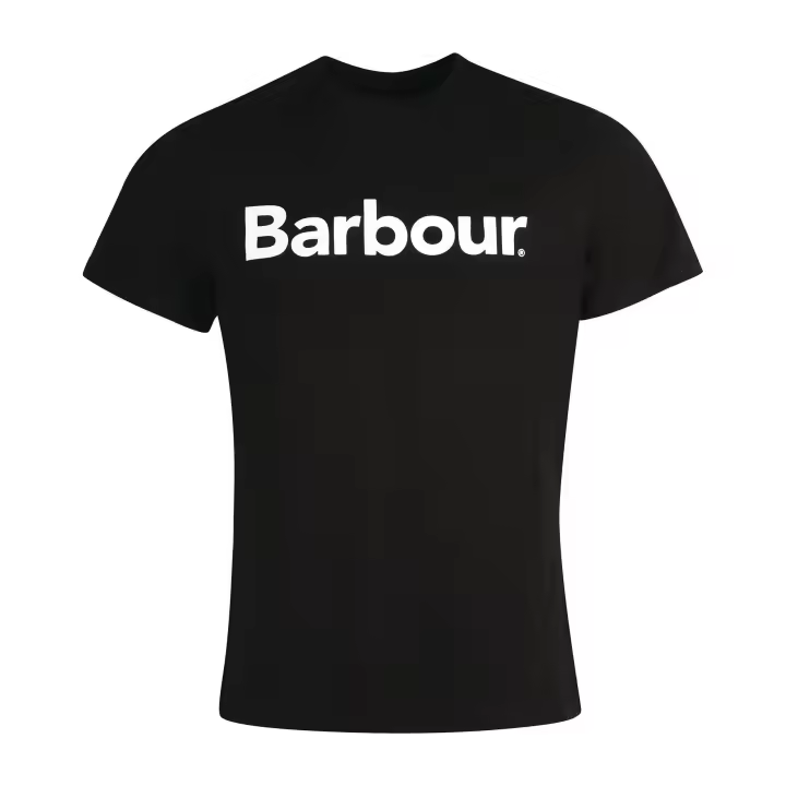 Camiseta Barbour Logo T-Shirt Negra - 1