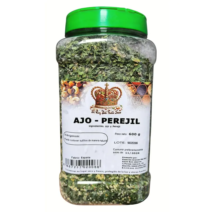 Mezcla Ajo y Pereji 600 gr - El Rey del Fruto Seco - 1