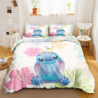 Juego De Sábanas Lilo Y Stitch 3pcs 100% Poliéster Sin Relleno Para Niños Y Niñas Diseño De Stitch Cama De Poliéster - details 15