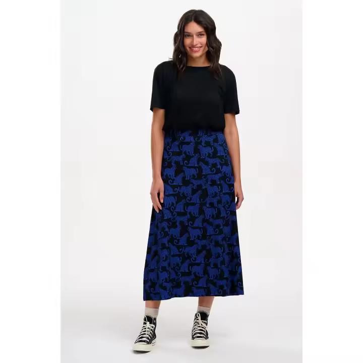 SUGARHILL BRIGHTON - Falda modelo Duska en color Negro/Azul de la marca Sugarhill - 1