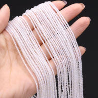 Piedras Naturales De Cuentas Pequeñas Redondas Colores Mixtos Facetadas Para Accesorios De Joyería DIY Pulsera Collar - details 25