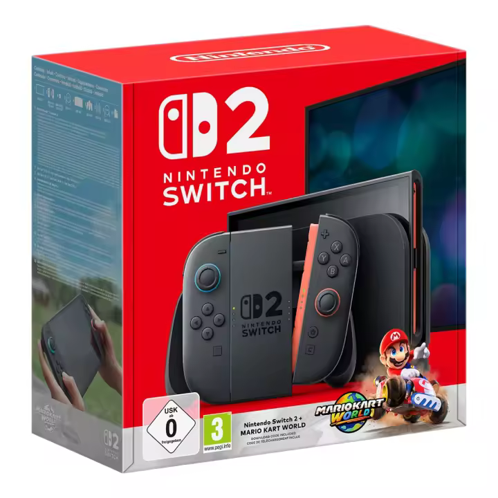 CONSOLA NINTENDO SWITCH 2 + MARIO KART WORLD SWITCH 2 - Nueva a Estrenar - España - 1