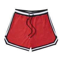 Shorts Deportivos Para Hombre Doble Capa Malla Secado Rápido Entrenamiento Verano Fitness Casual Transpirable Shorts - details 20